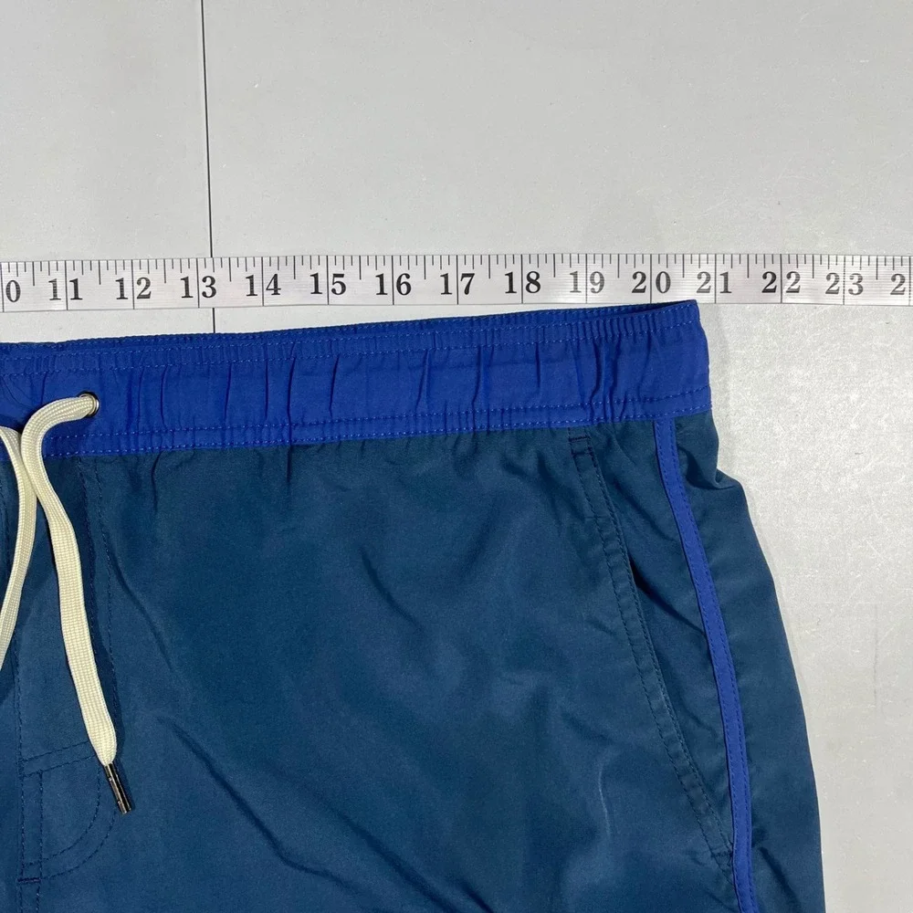 Fair Harbor Coastal Beachy Mens Blue Swim Trunks Board Shorts Resort Size XL